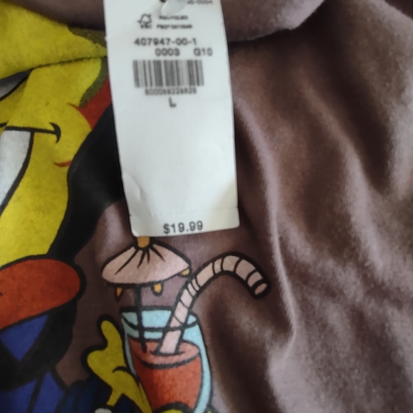 NICKELODEON NWT SPONGE BOB VAMPIRE BY OLD NAVY UNISEX LARGE - Picture 7 of 7